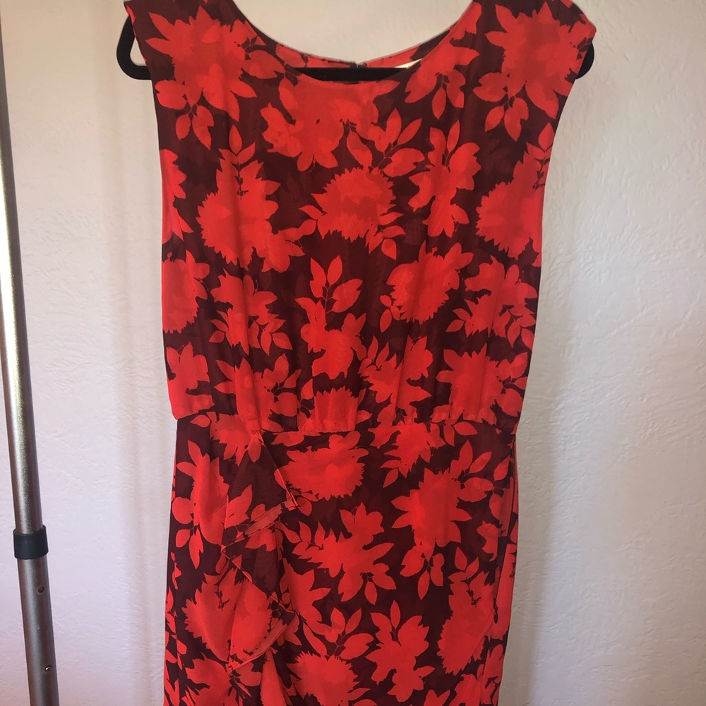 Red and Black Dress